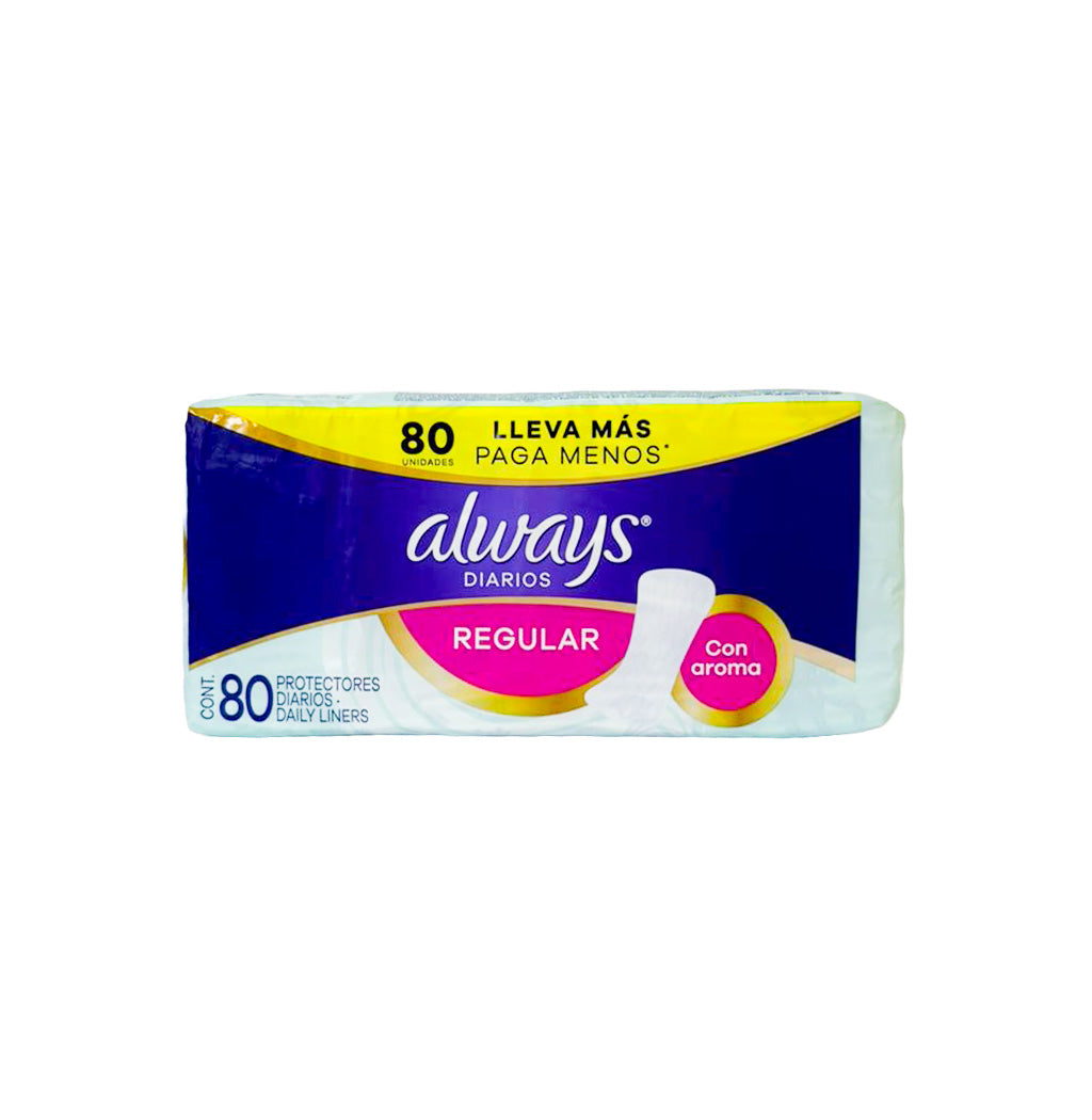 PROTECTORES DIARIOS LINERS 80U