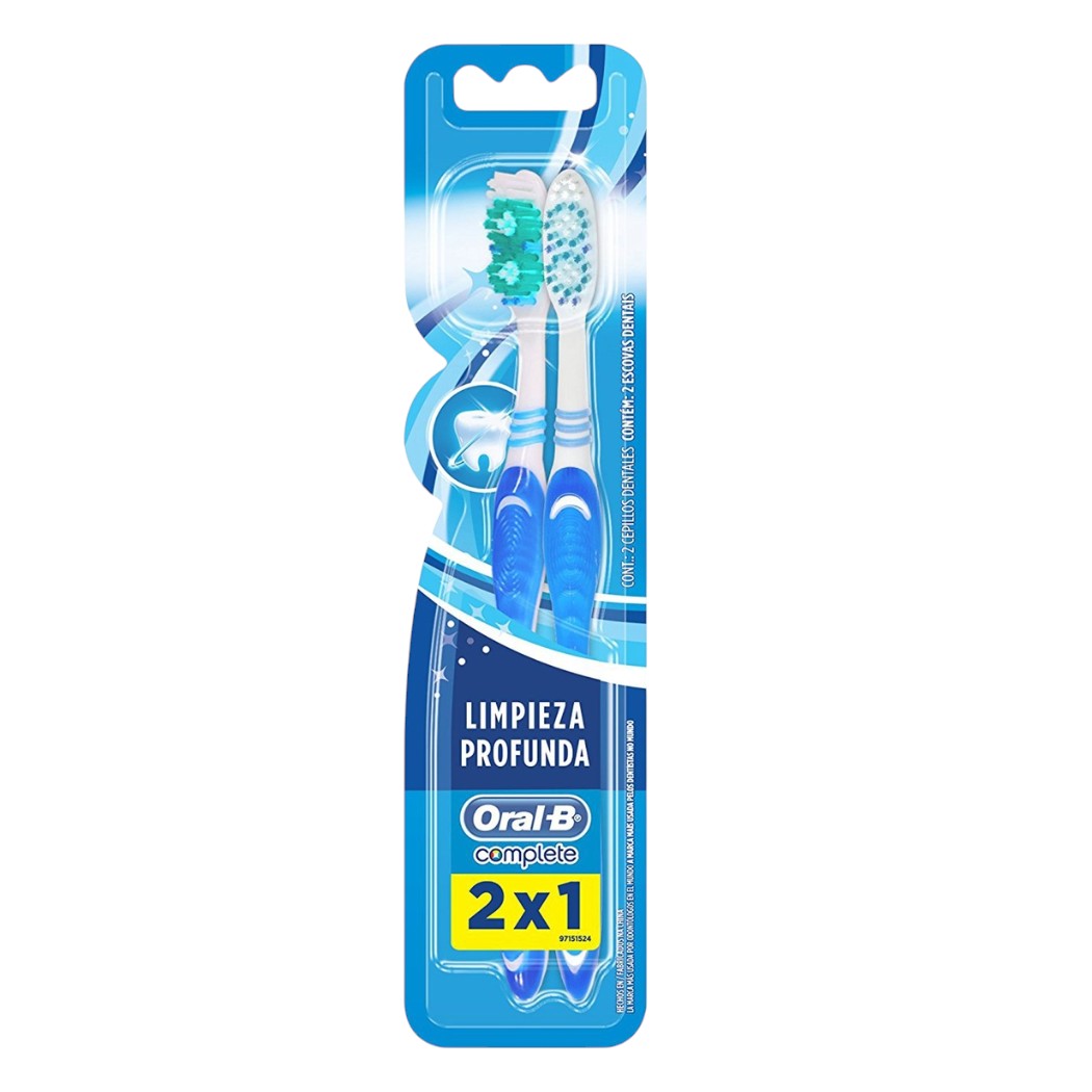 CEPILLO DENTAL COMPLETE 2X1