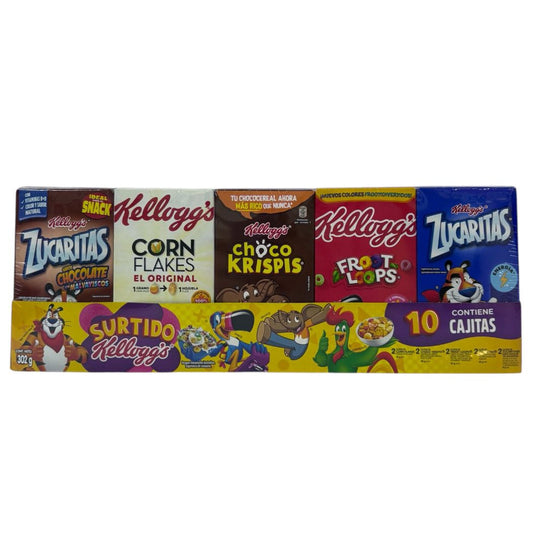 10PACK CEREAL SURTIDO KELLOGGS 302GR