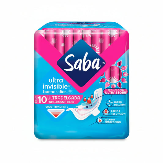 TOALLA SANITARIA FLUJO ABUNDANTE 10U