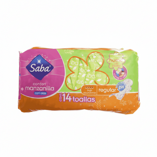 TOALLA SANITARIA REGULAR MANZANILLA 14U