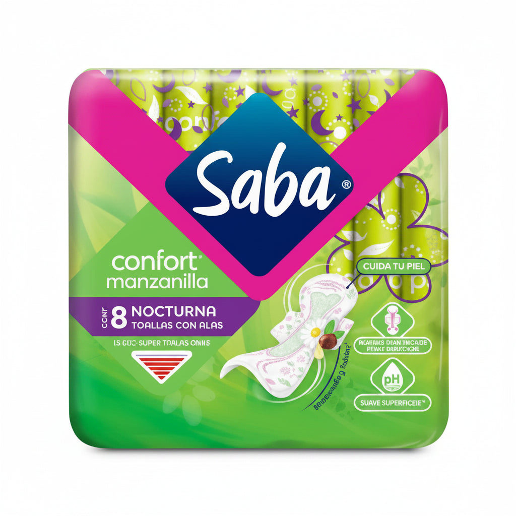 TOALLA SANITARIAS NOCTURNA 8U