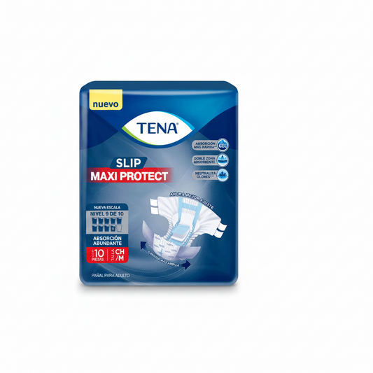 PAÑALES PARA ADULTO SLIP MAXI CH/M 10U
