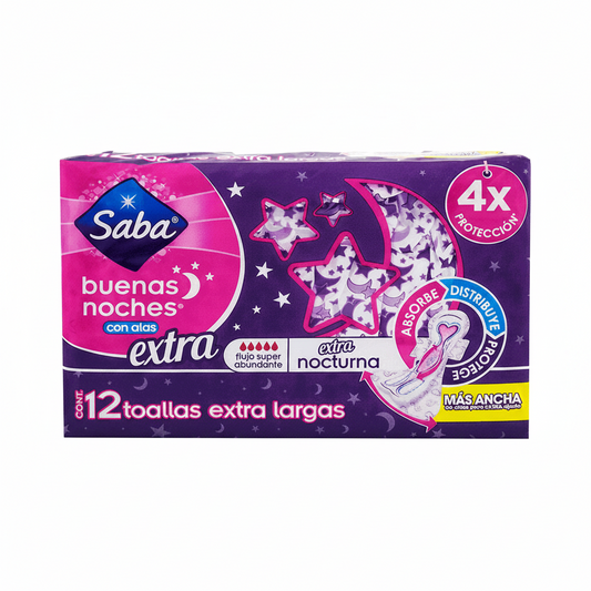TOALLA SANITARIA BUENAS NOCHES 12U