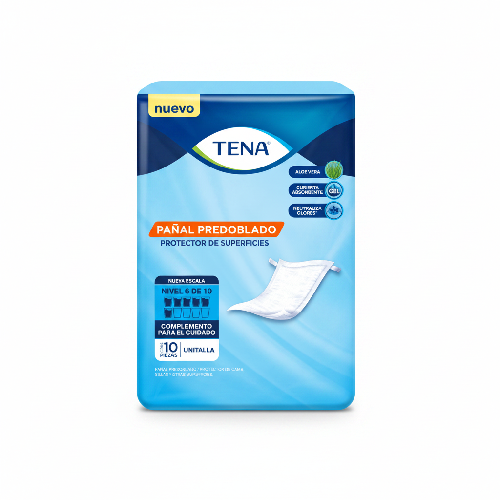 PAÑALES PARA ADULTO PREDOBLADOS TENA 10U
