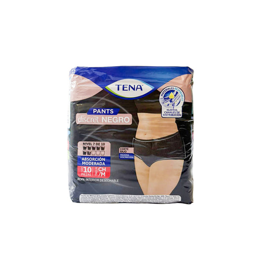 ROPA INTERIOR DESECHABLE NEGRO M 10U