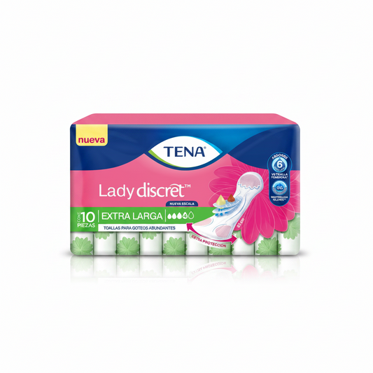 TOALLA SANITARIA EXTRA LARGA TENA 10U