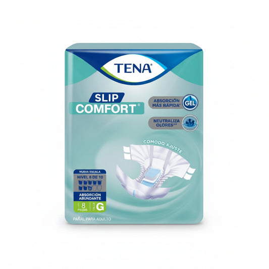 PAÑALES PARA ADULTO SLIP CONFORT G 8S