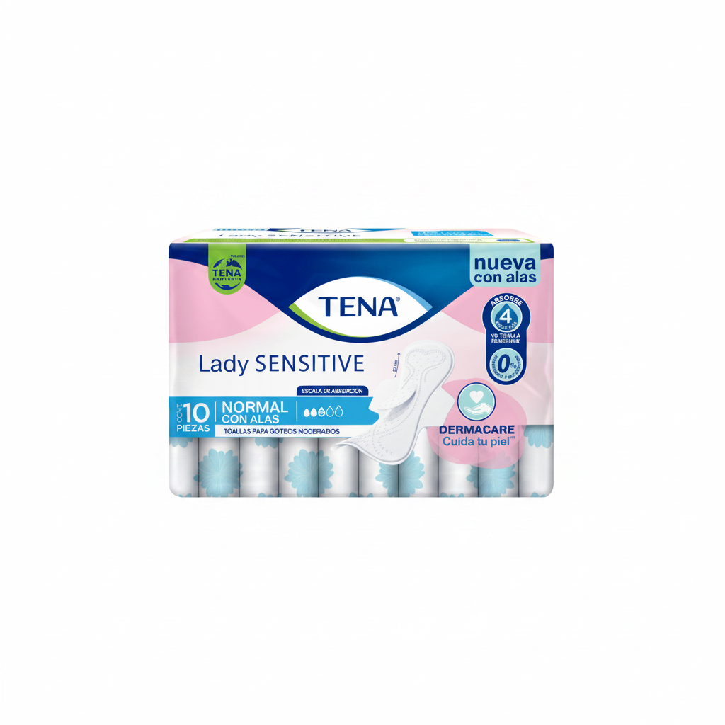 TOALLAS LADY SENSITIVE NORMAL CAJA 10U