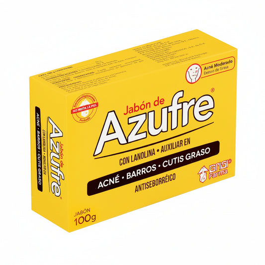 JABÓN TOCADOR DE AZUFRE GRISI 100GR