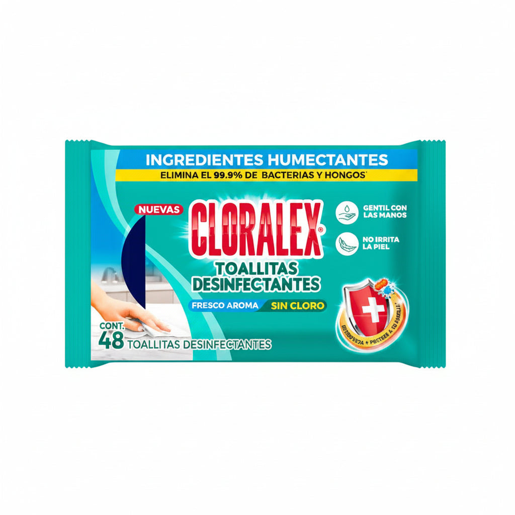 TOALLITAS DESINFECTANTE CLORALEX 48U