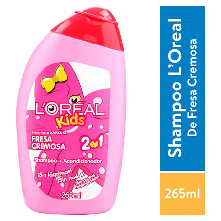 SHAMPOO 2 EN 1 FRESA CREMOSA 265ML