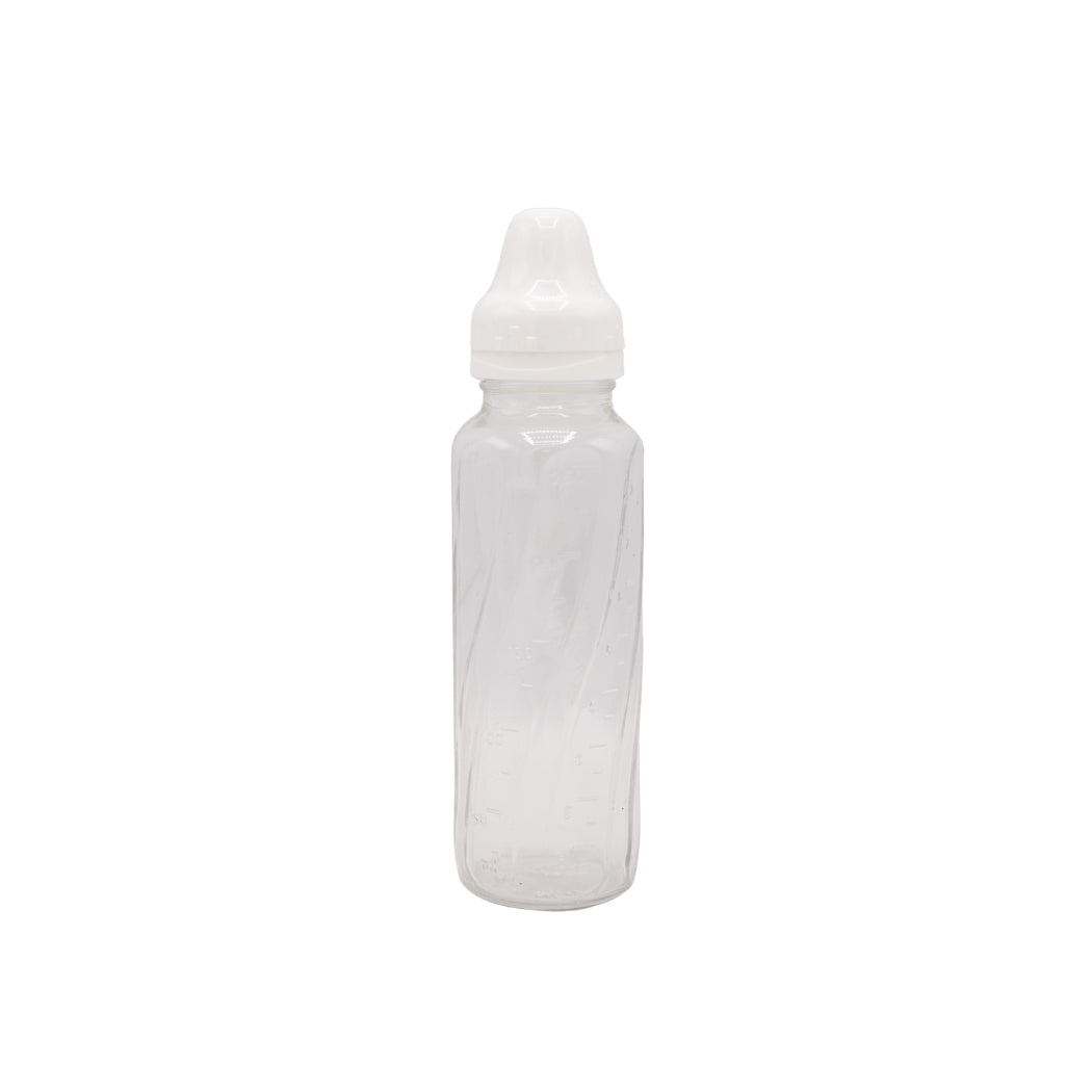 MAMADERA PLÁSTICA TWIST TRANSPARENTE 8OZ