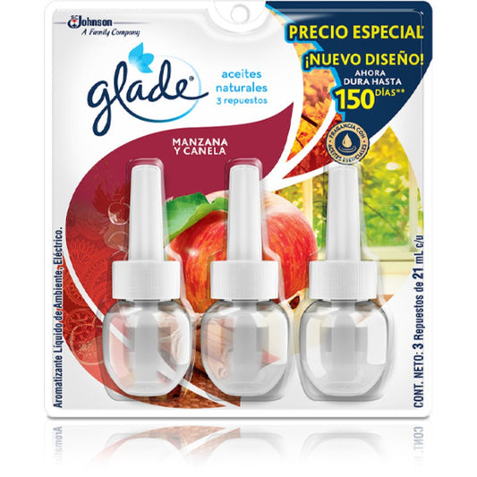 AROMATIZANTE RESP. MANZANA 3PACK 63ML