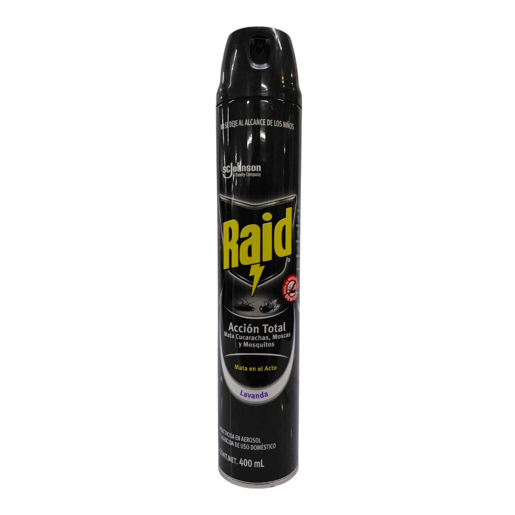 INSECTICIDA RAID ACCIÓN TOTAL 400ML