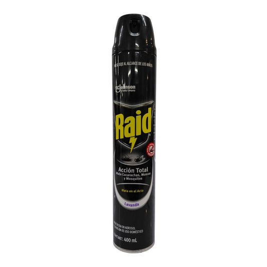 INSECTICIDA RAID ACCIÓN TOTAL 400ML