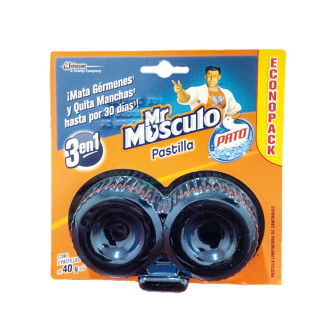 PASTILLA PARA BAÑO AZUL TWIN PACK 80GR