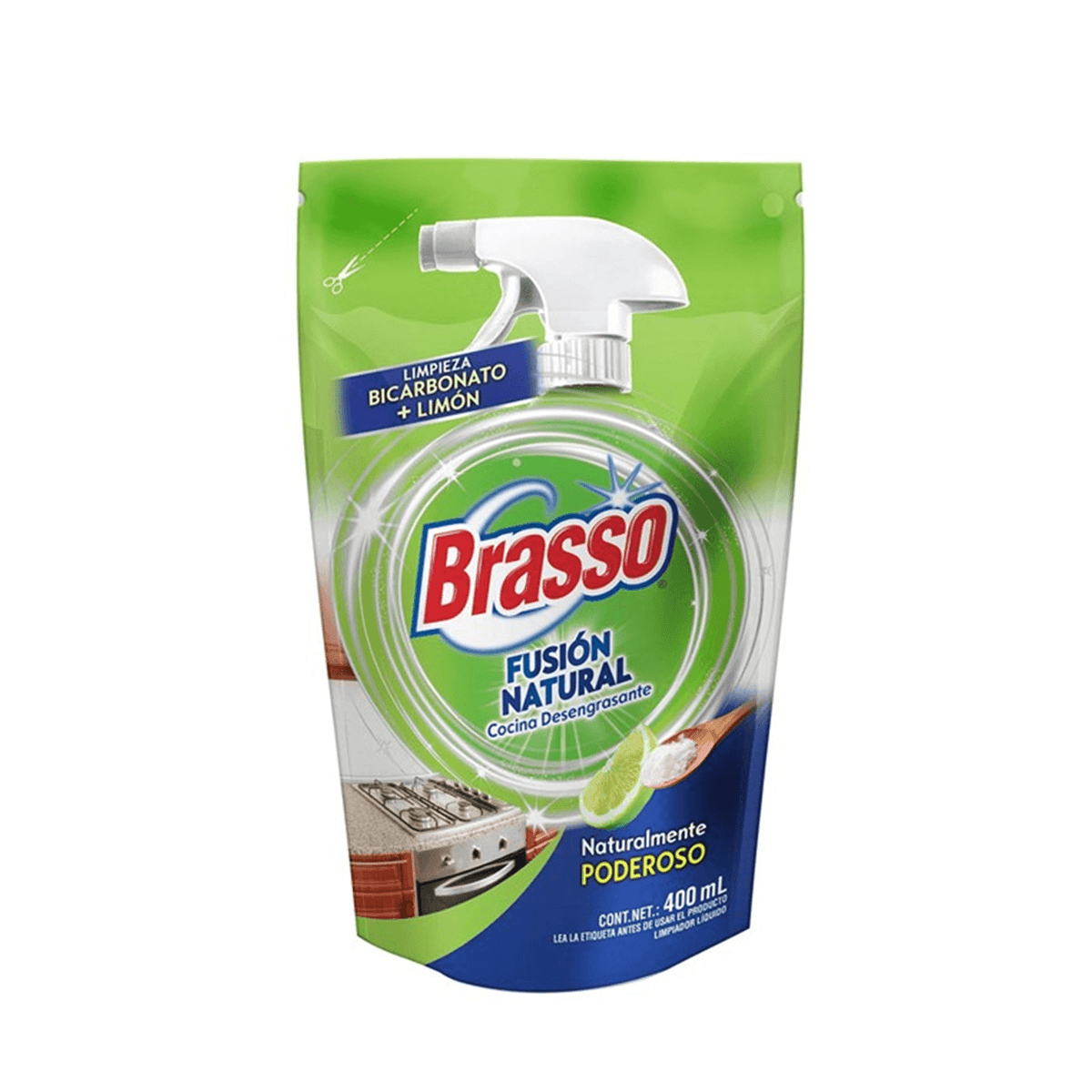 ANTIGRASA DOY PACK FUSIÓN NATURAL BRASSO 400ML