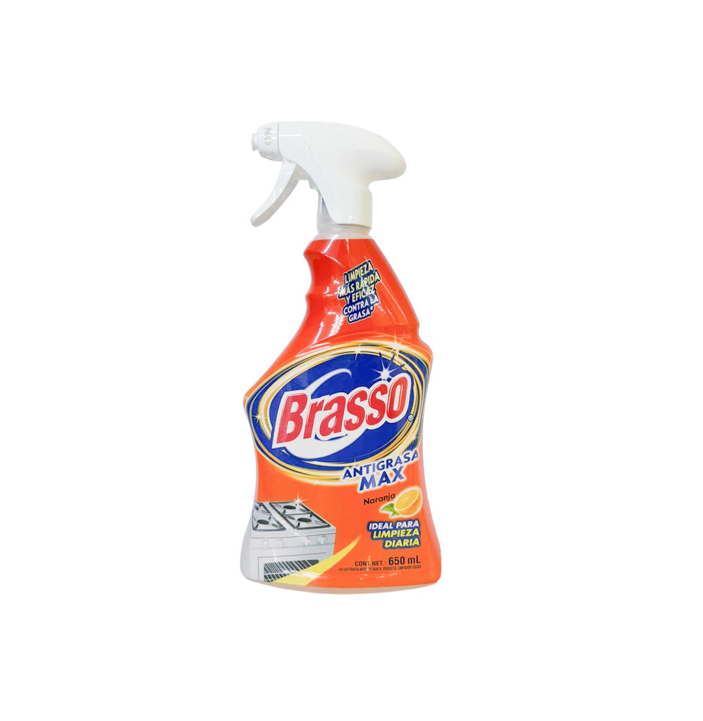 BRASSO ANTIGRASA MAX NARANJA GATILLO 650ML