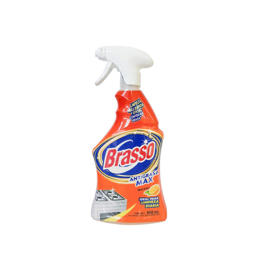 BRASSO ANTIGRASA MAX NARANJA GATILLO 650ML