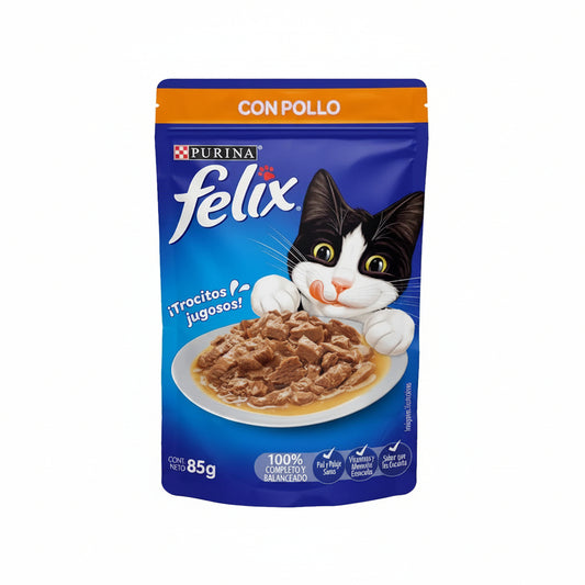 ALIMENTO PARA GATO SALSA DE POLLO 85GR