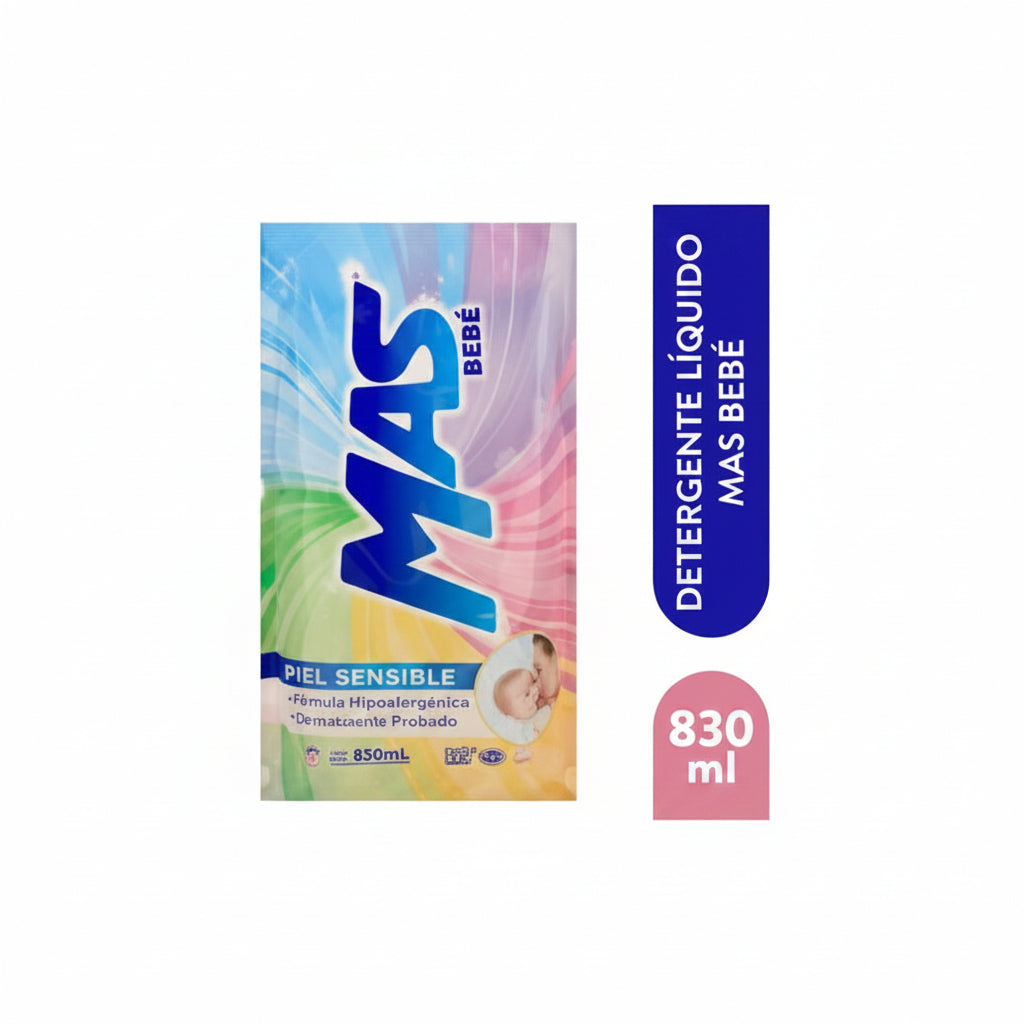 DETERGENTE LÍQUIDO BEBÉ 830ML