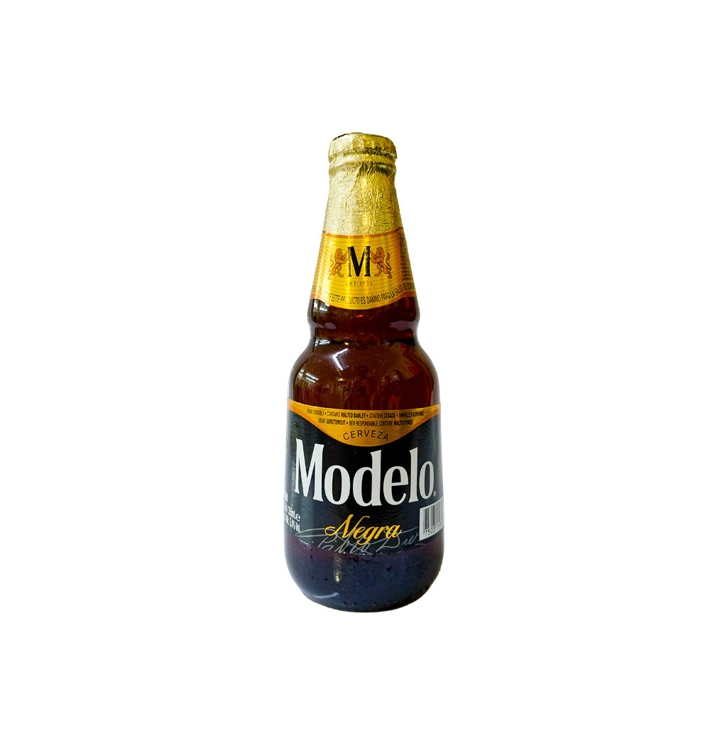 CERVEZA DE BOTELLA NEGRA MODELO 355ML