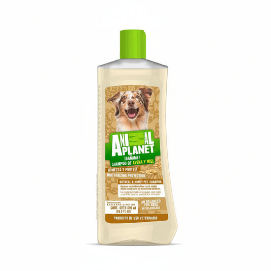 SHAMPOO PARA PERRO DE AVENA Y MIEL 610ML