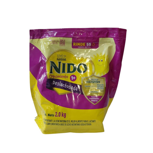 NIDO 1+ DESLACTOSADA BOLSA 2KG