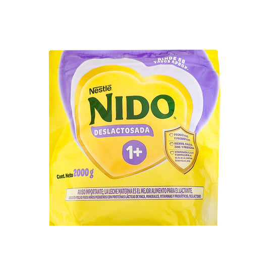 NIDO 1+ DESLACTOSADA BOLSA 2KG