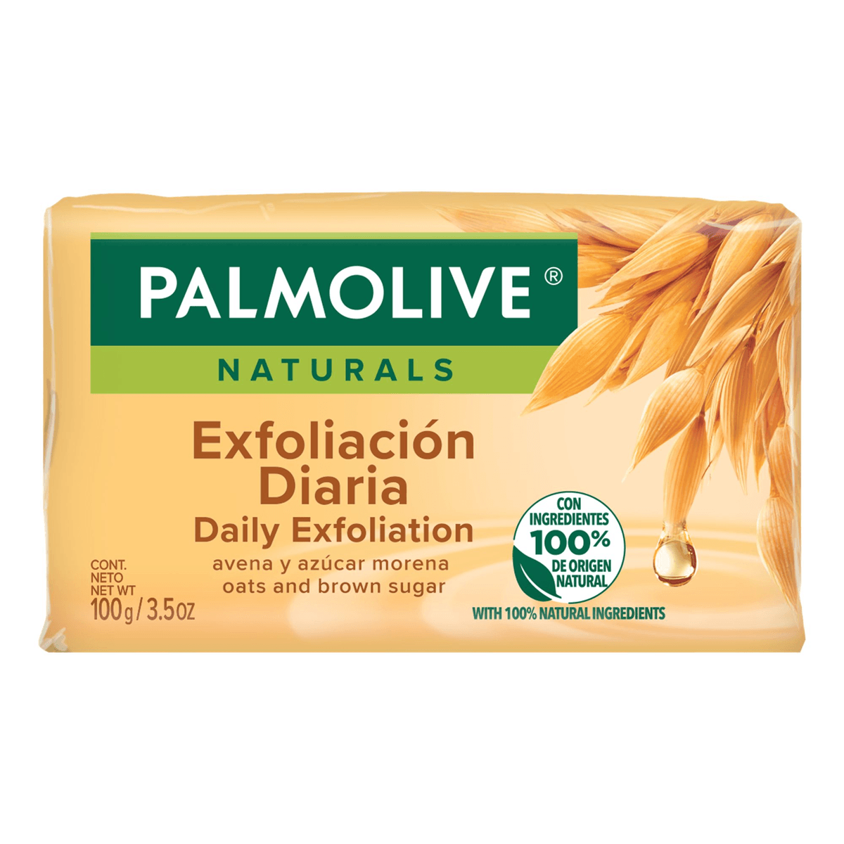 JABÓN NATURALS AVENA AZUCAR MORENA 100GR