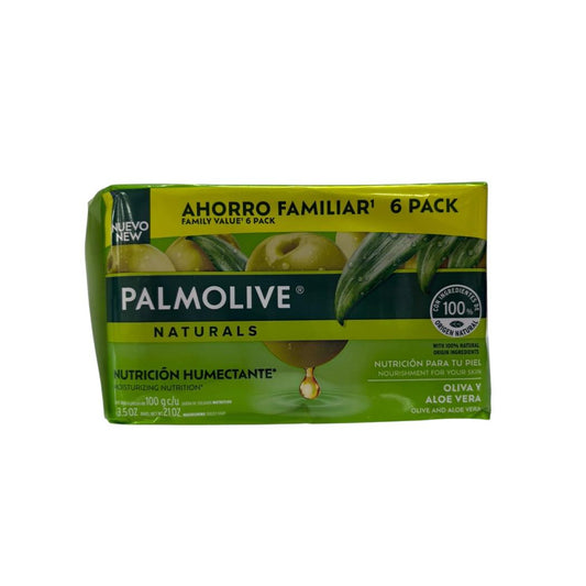 JABÓN CORPORAL OLIVE W ALOE 6PACK 100GR