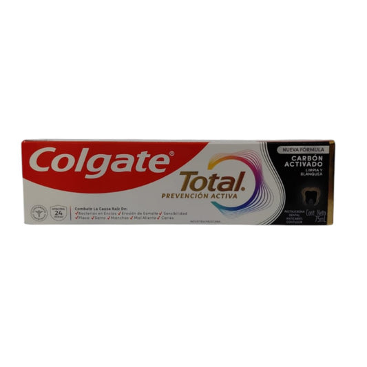 CREMA DENTAL TOTAL 12 CARBÓN 75ML