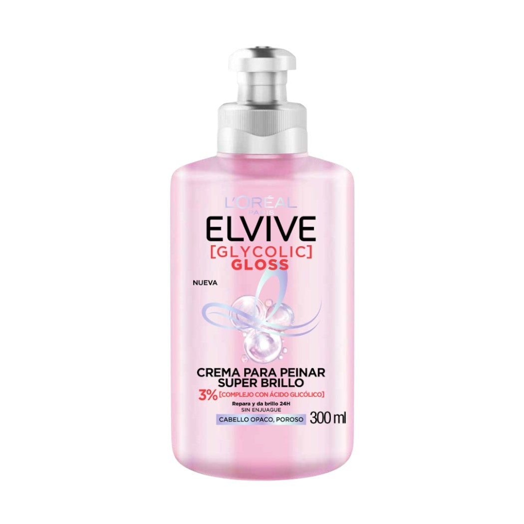 CREMA DE PEINAR GLYCOLIC GLOSS ELVIVE 300ML