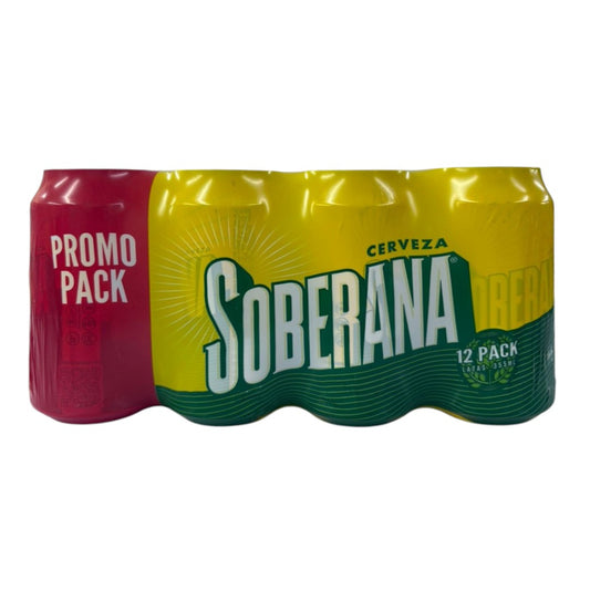 12PACK CERVEZA SOBERANA LATA 355ML
