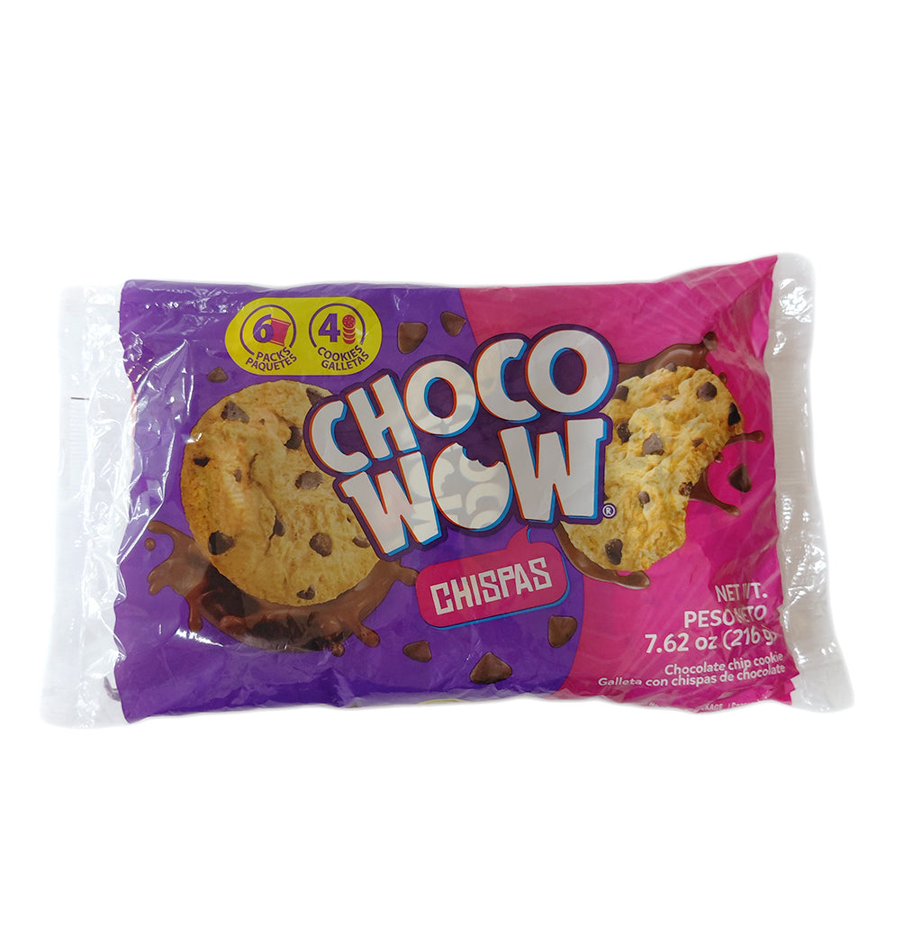 GALLETAS CHOCOWOW CHISPAS 216GR