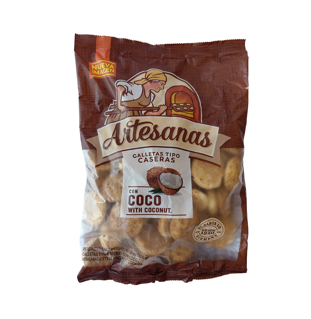 GALLETAS CASERA COCO ARTESANAS 300GR