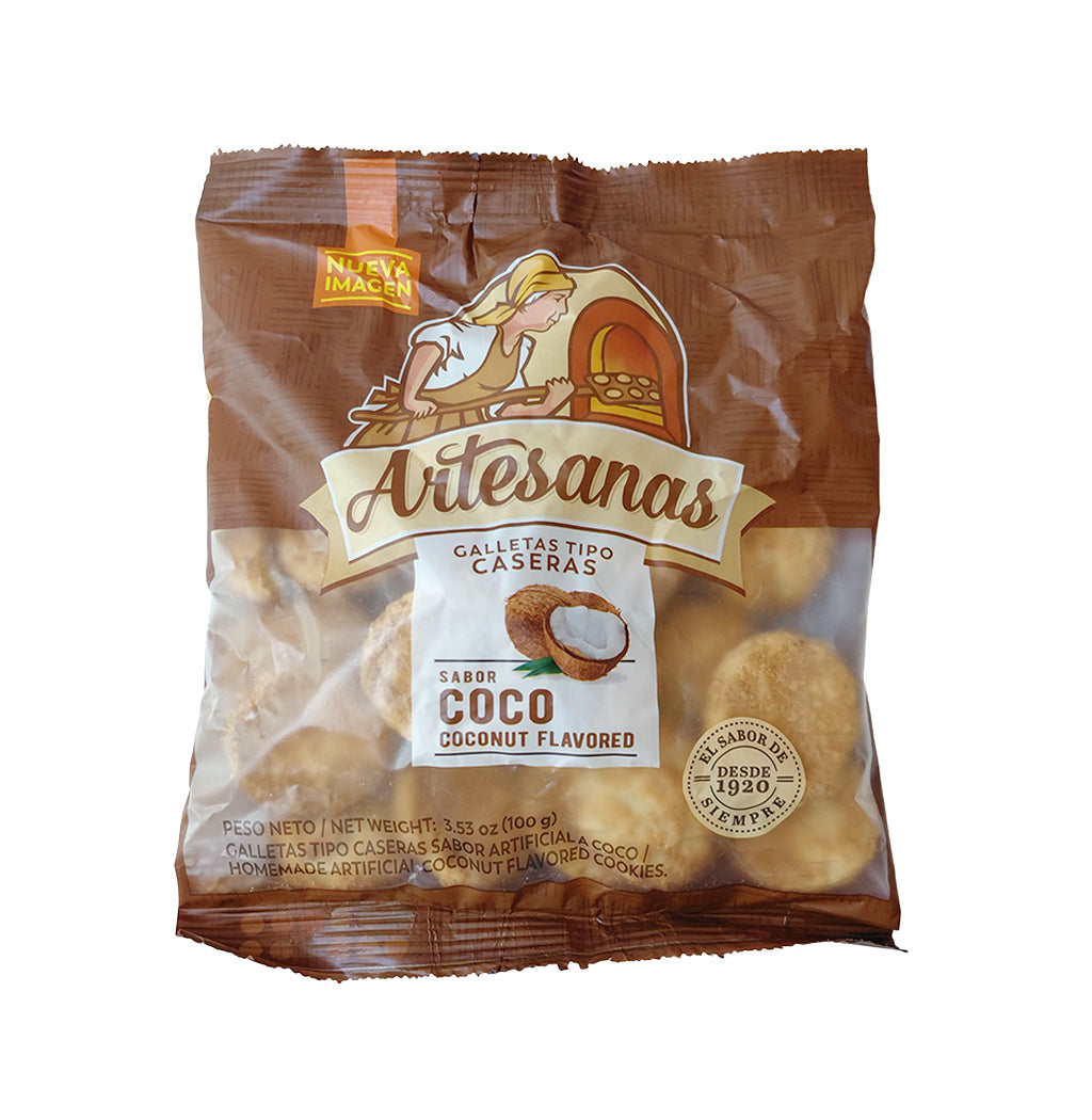 GALLETAS CASERA COCO ARTESANAS 100GR