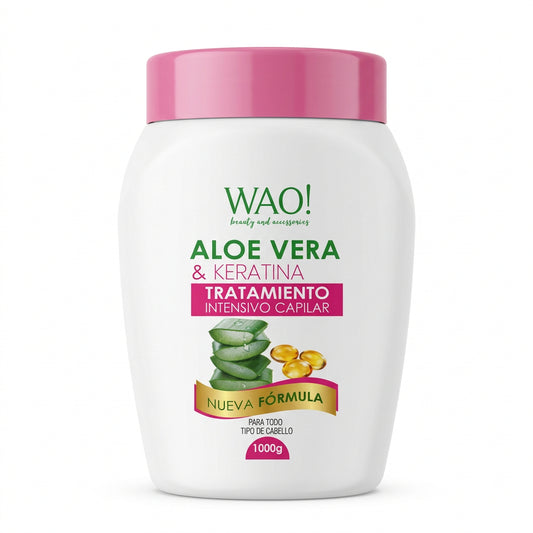 TRATAMIENTO CAPILAR ALOE VERA Y KERATINA 1000GR