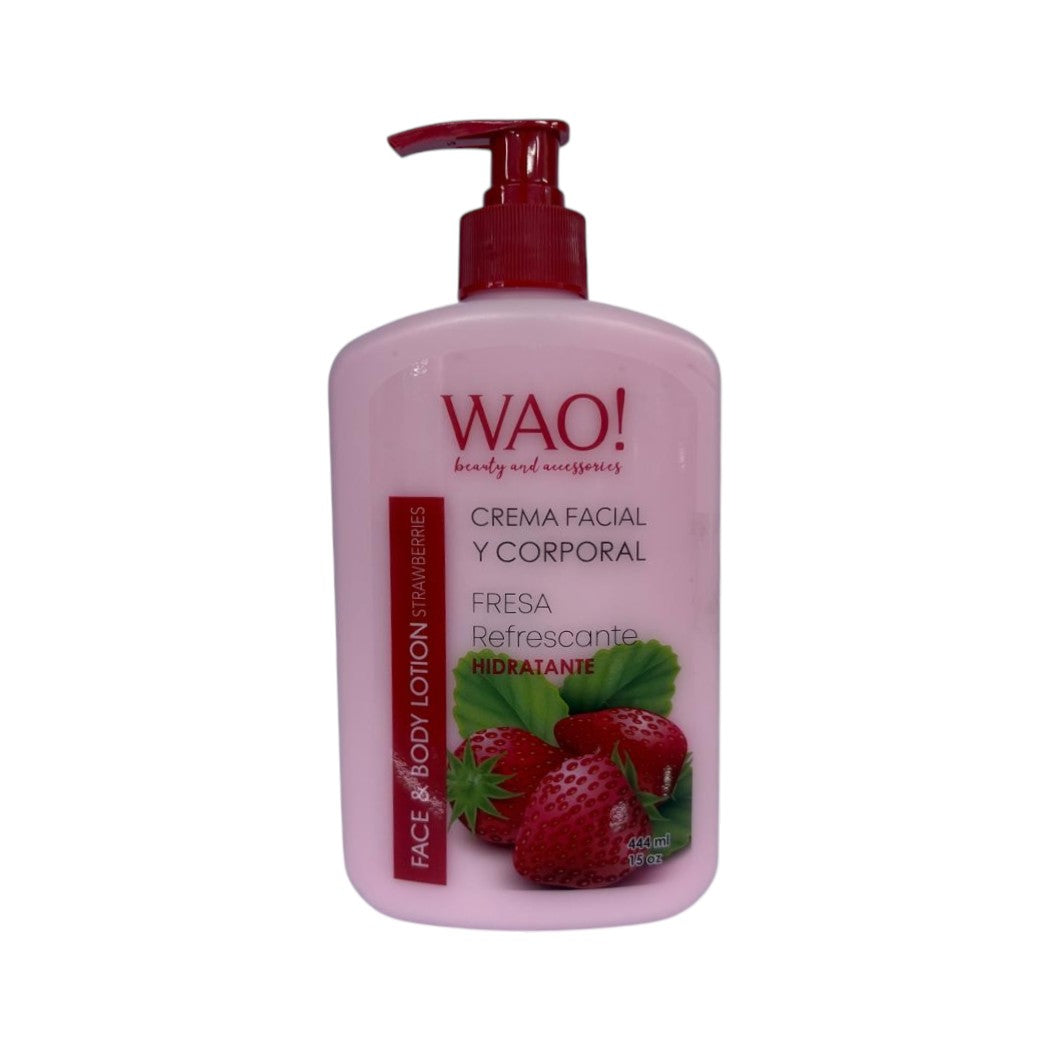 CREMA FACIAL Y CORPORAL DE FRESA 15OZ