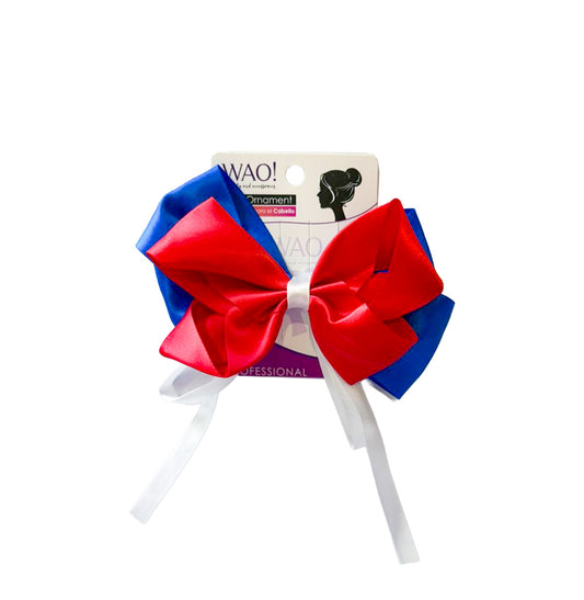 GANCHO PARA CABELLO DE LAZO TRICOLOR SATINADO