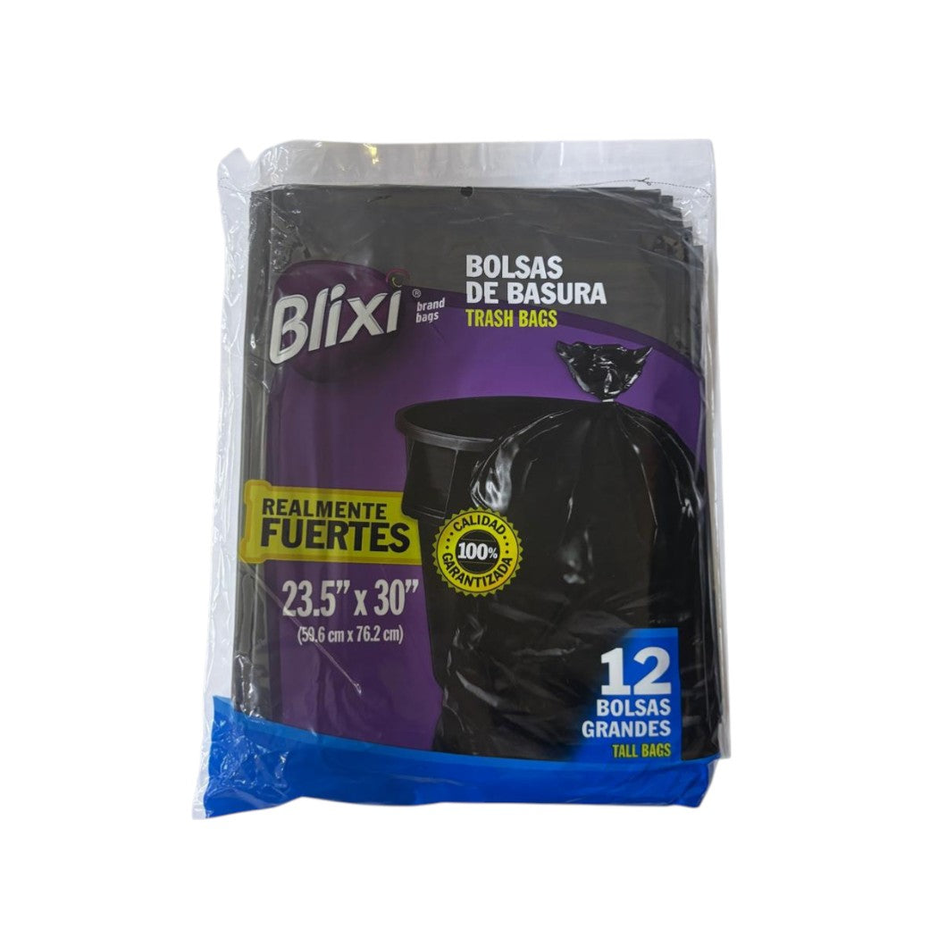 BOLSA DE BASURA NEGRA FLAT G 23 5X30