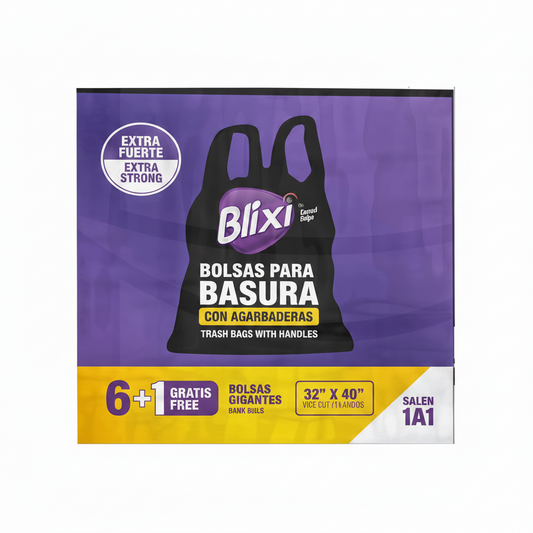 BOLSA NEGRA AGARRADERA GG 32X40