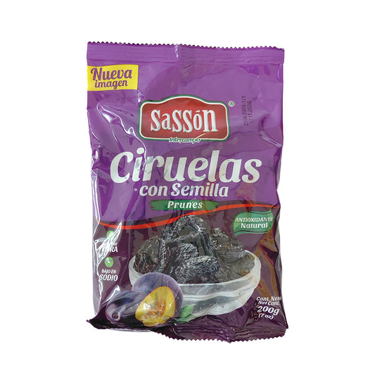 CIRUELA CON SEMILLA SASSON 200GR