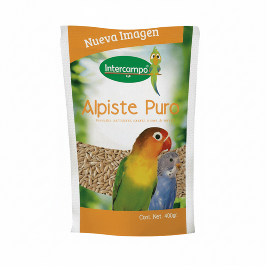 ALIMENTO PARA AVE ALPISTE PURO INTERCAMPO 400GR