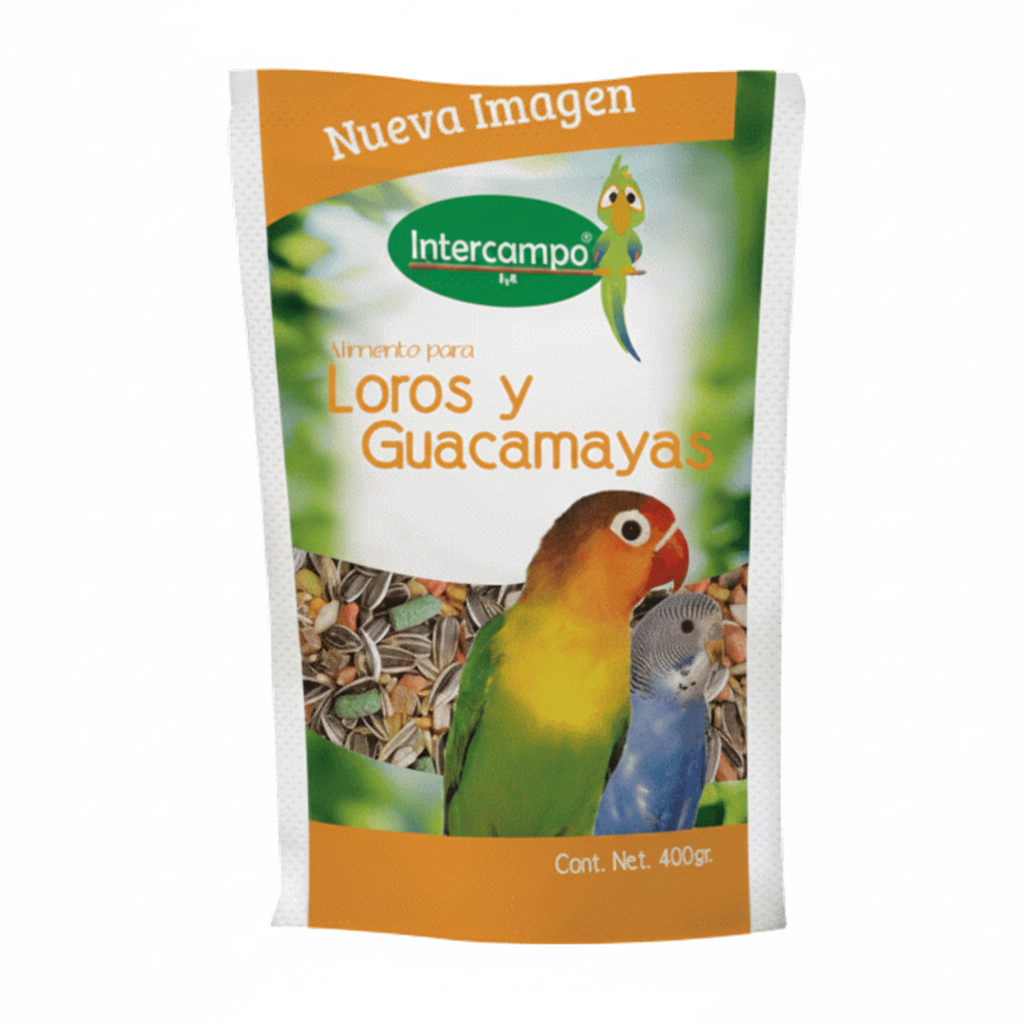 GIRASOL LOROS GUACAMAYAS INTERCAMPO 400GR