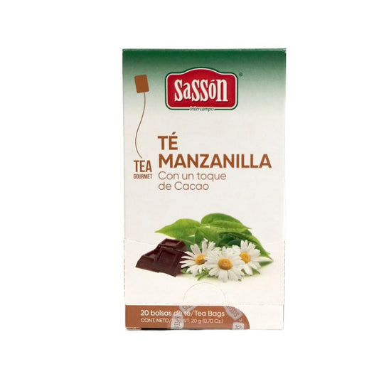 TE MANZANILLA TOQUE CACAO SASSON 30GR