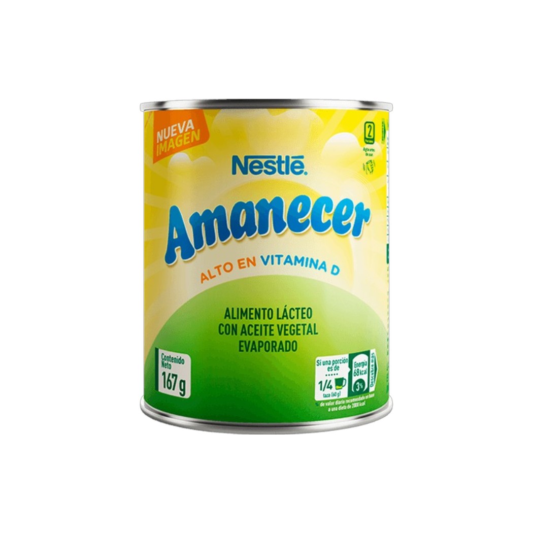 LECHE EVAPORADA SUCEDANEO AMANECER 167GR