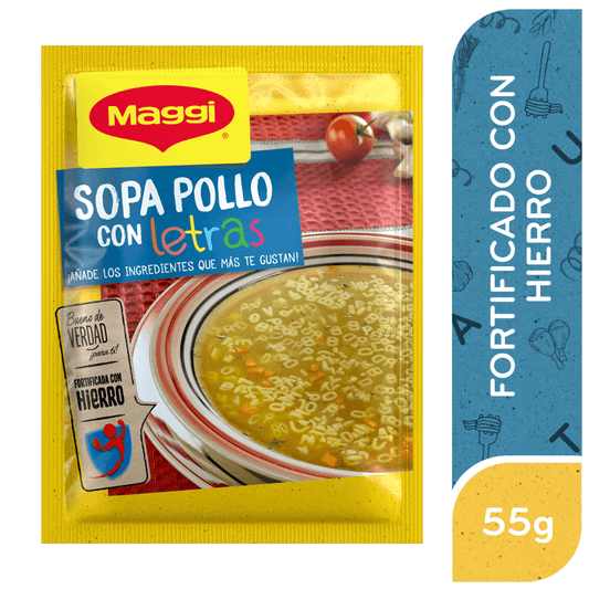 SOPA POLLO LETRA MAGGI 57GR