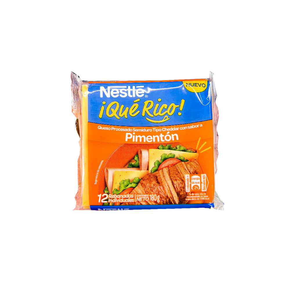 QUESO AMERICANO C/PIMIENTO NESTLE 180GR